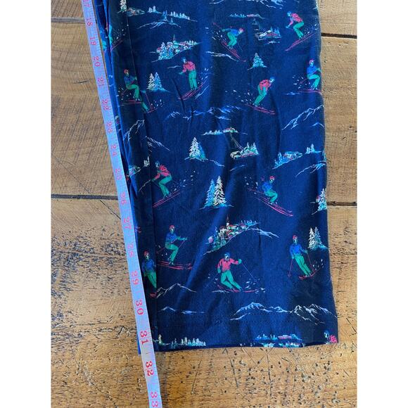 NWT Mens Polo Ralph Lauren Navy Ski Trees Winter Theme Soft Pajama Pants Size XL - Picture 8 of 9